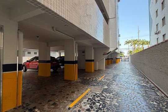 Área comum de kitnet/studio para alugar com 1 quarto, 28m² em José Menino, Santos