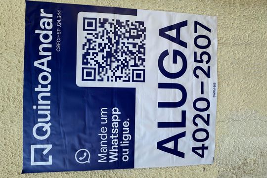 Fachada com PLACA GRANDE de apartamento para alugar com 2 quartos, 55m² em Bandeiras, Osasco