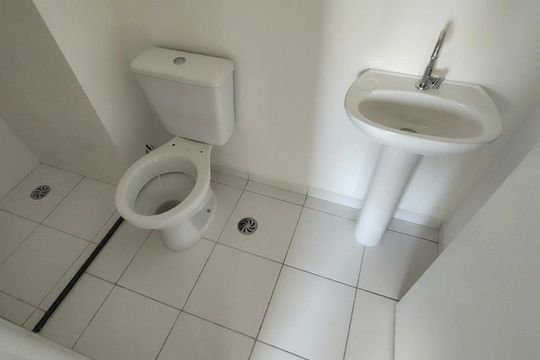 Banheiro de apartamento para alugar com 1 quarto, 55m² em Morumbi, São Paulo