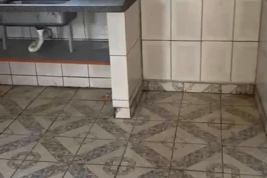 Cozinha de casa para alugar com 1 quarto, 25m² em Brasilândia, São Paulo
