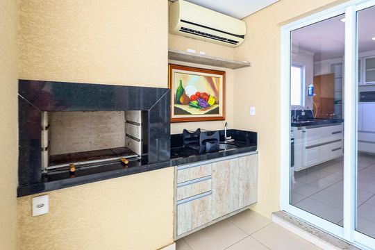 Varanda Gourmet de apartamento à venda com 3 quartos, 141m² em Vila Castelo Branco, Indaiatuba