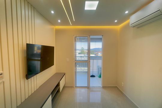 Detalhe Sala de apartamento para alugar com 2 quartos, 60m² em Vila Nova Bonsucesso, Guarulhos
