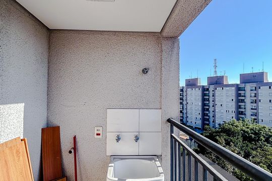 Área de Serviço de kitnet/studio para alugar com 1 quarto, 24m² em Vila Granada, São Paulo