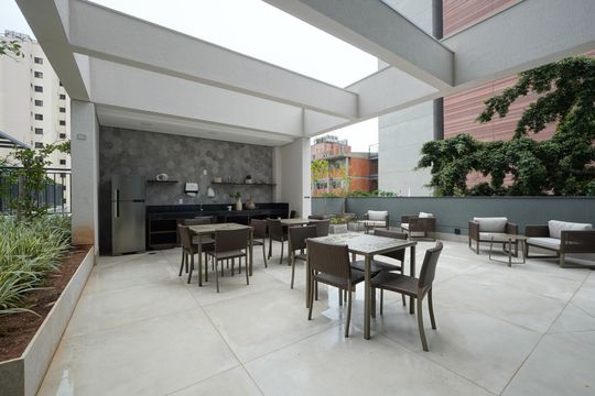 Churrasqueira de apartamento para alugar com 1 quarto, 30m² em Vila Mariana, São Paulo
