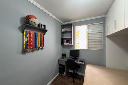 Quarto 1 de apartamento à venda com 2 quartos, 47m² em Baeta Neves, São Bernardo do Campo