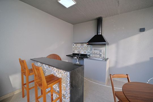 Área comum - Churrasqueira de apartamento para alugar com 1 quarto, 2m² em Vila Granada, São Paulo