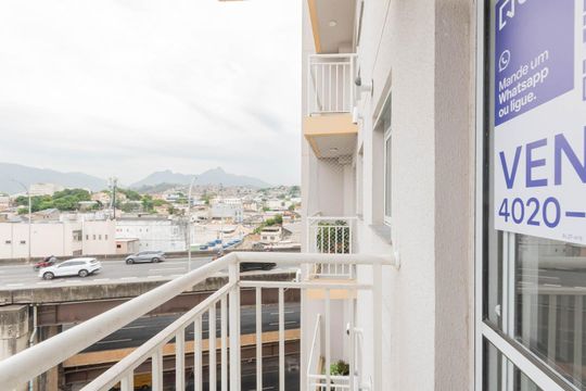 Varanda da Sala de apartamento à venda com 2 quartos, 42m² em Imperial de São Cristóvão, Rio de Janeiro