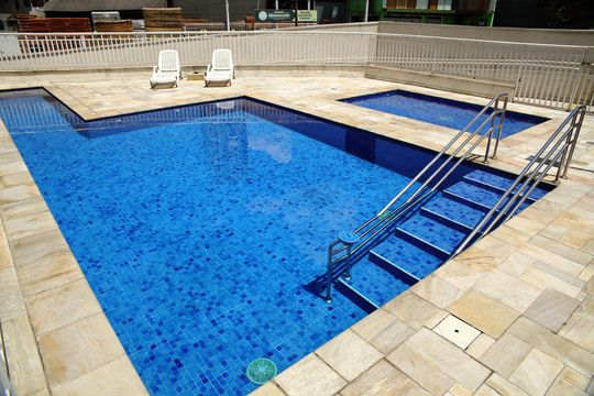 Área comum - Piscina de apartamento para alugar com 2 quartos, 74m² em Jardim Sao Francisco, São Bernardo do Campo