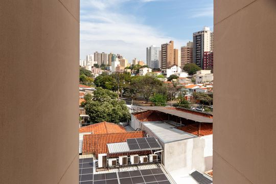 Vista da Salas de apartamento à venda com 1 quarto, 40m² em Vila Paraiso, Campinas