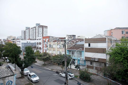 Quarto Suíte Vista de apartamento para alugar com 1 quarto, 45m² em Cidade Baixa, Porto Alegre