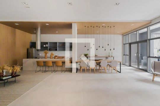 Área comum - Espaço Gourmet de apartamento à venda com 1 quarto, 30m² em Pinheiros, São Paulo