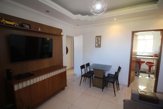 Sala de apartamento à venda com 3 quartos, 69m² em Novo Riacho, Contagem