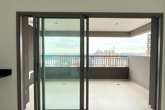 Varanda de apartamento à venda com 2 quartos, 56m² em Vila Anglo Brasileira, São Paulo