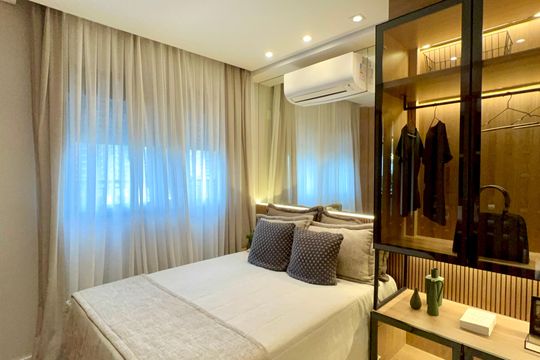 Suite de apartamento à venda com 1 quarto, 44m² em Vila Anglo Brasileira, São Paulo
