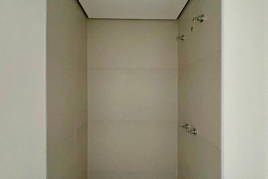 Banheiro da Suíte de apartamento à venda com 1 quarto, 37m² em Vila Anglo Brasileira, São Paulo