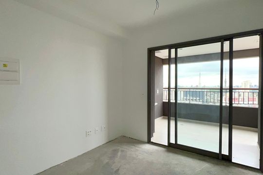Sala de apartamento à venda com 1 quarto, 37m² em Vila Anglo Brasileira, São Paulo