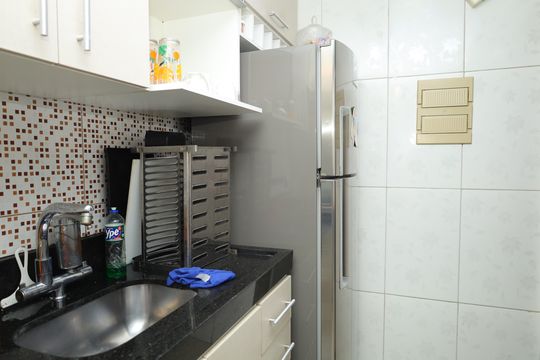 Cozinha de apartamento à venda com 3 quartos, 50m² em Parque Cruzeiro do Sul, São Paulo