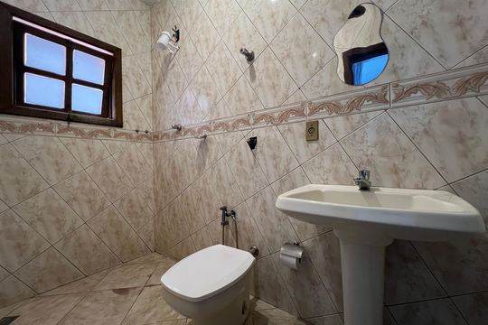 Banheiro Social de apartamento para alugar com 2 quartos, 55m² em Novo Progresso, Contagem