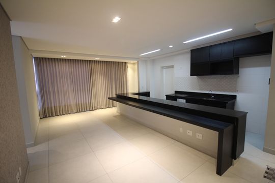 Sala de apartamento para alugar com 3 quartos, 93m² em Tirol, Contagem