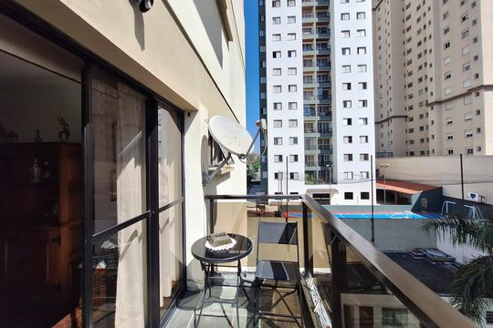 Varanda de apartamento à venda com 3 quartos, 138m² em Campestre, Santo André
