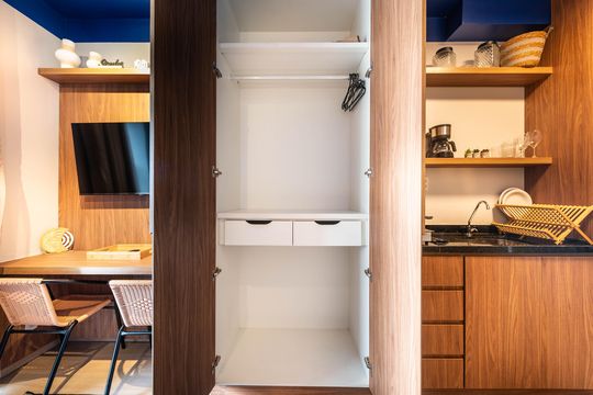 Quarto de apartamento para alugar com 1 quarto, 25m² em Consolação, São Paulo