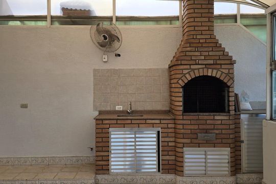 Varanda Gourmet de apartamento à venda com 3 quartos, 102m² em Vila Silveira, Guarulhos