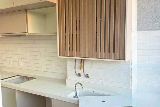 Área de serviço de apartamento para alugar com 2 quartos, 54m² em Vila Rio Branco, Jundiaí
