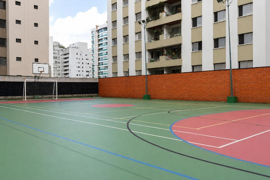 Área externa de apartamento para alugar com 4 quartos, 172m² em Pompeia, São Paulo