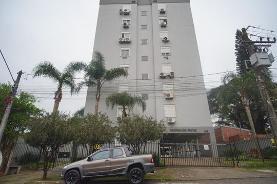 Fachada de apartamento para alugar com 2 quartos, 54m² em Vila Nova, Novo Hamburgo