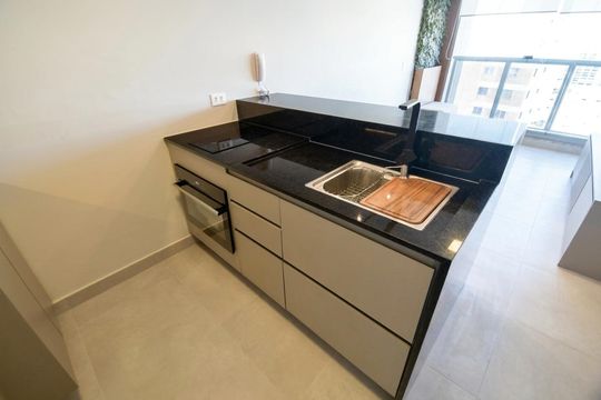 Cozinha de apartamento para alugar com 1 quarto, 40m² em Vila Itapura, Campinas