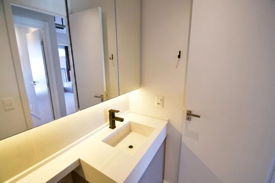 Banheiro de apartamento para alugar com 1 quarto, 40m² em Vila Itapura, Campinas