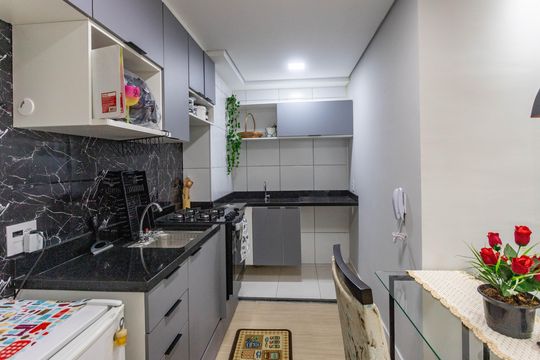 Cozinha de apartamento para alugar com 2 quartos, 34m² em Parque Bristol, São Bernardo do Campo