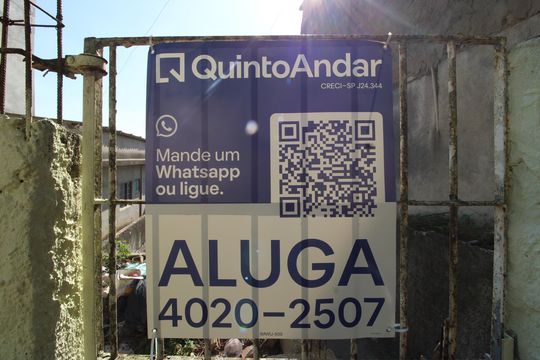 Placa de casa para alugar com 2 quartos, 40m² em Conjunto Habitacional Sitio Conceicao, São Paulo