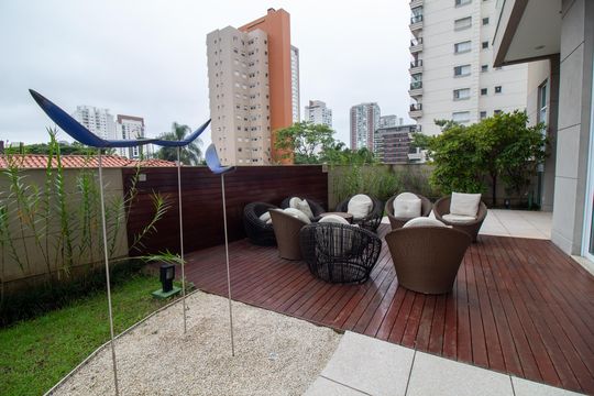 Área comum de kitnet/studio à venda com 1 quarto, 42m² em Cidade Monções, São Paulo