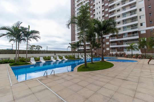 Área comum - Piscina de apartamento para alugar com 3 quartos, 97m² em Alphaville Industrial, Barueri