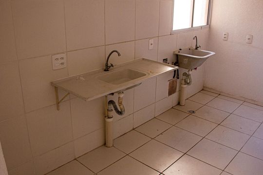 Cozinha/Área de serviço de apartamento para alugar com 2 quartos, 50m² em Guaratiba, Rio de Janeiro
