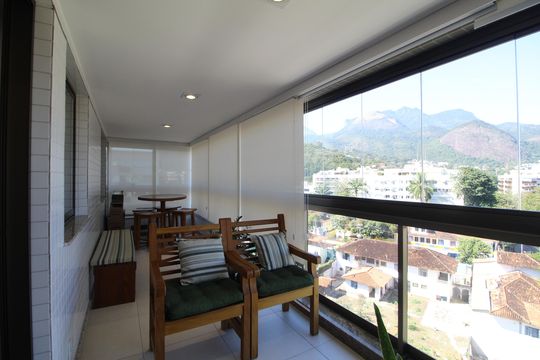 Sala 1 - Varanda de apartamento à venda com 4 quartos, 256m² em Freguesia (jacarepaguá), Rio de Janeiro