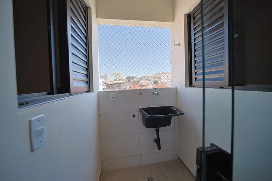 Área de Serviço de apartamento para alugar com 2 quartos, 39m² em Vila Dalila, São Paulo