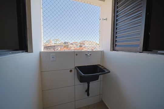 Área de Serviço de apartamento para alugar com 2 quartos, 32m² em Vila Dalila, São Paulo