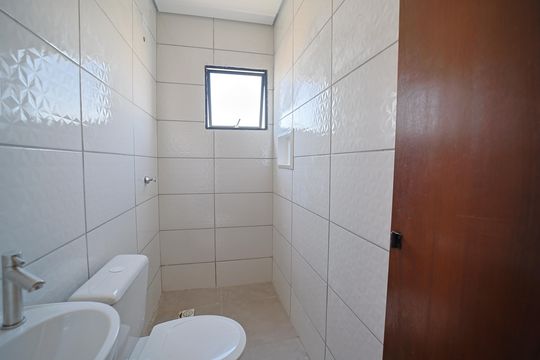 Banheiro de apartamento para alugar com 2 quartos, 31m² em Vila Dalila, São Paulo