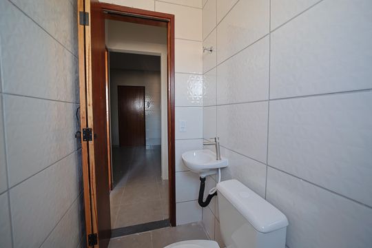 Banheiro de apartamento para alugar com 2 quartos, 31m² em Vila Dalila, São Paulo
