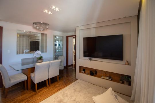 Sala de apartamento à venda com 3 quartos, 113m² em Santa Amelia, Belo Horizonte
