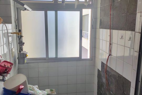 Área de serviço de apartamento à venda com 2 quartos, 50m² em Vila Amélia, São Paulo