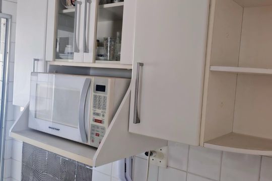 Cozinha de apartamento à venda com 2 quartos, 50m² em Vila Amélia, São Paulo