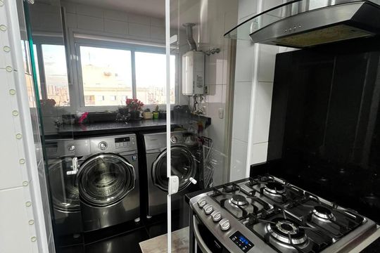Cozinha de apartamento à venda com 3 quartos, 238m² em Olímpico, São Caetano do Sul
