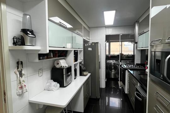 Cozinha de apartamento à venda com 3 quartos, 238m² em Olímpico, São Caetano do Sul