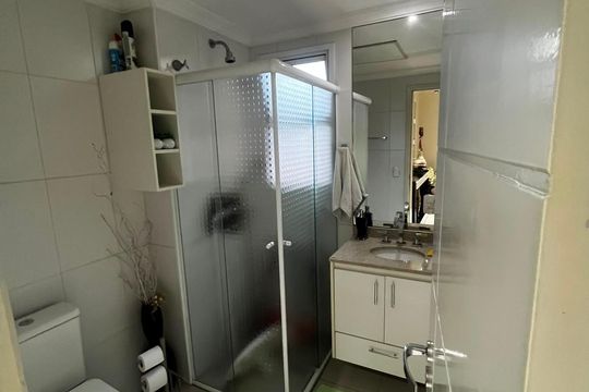 Banheiro de apartamento à venda com 3 quartos, 238m² em Olímpico, São Caetano do Sul