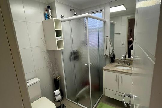 Banheiro de apartamento à venda com 3 quartos, 238m² em Olímpico, São Caetano do Sul