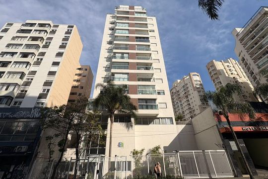 Fachada de apartamento para alugar com 1 quarto, 42m² em Consolação, São Paulo