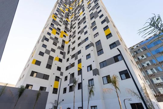 Fachada do Prédio de apartamento para alugar com 2 quartos, 33m² em Barra Funda, São Paulo